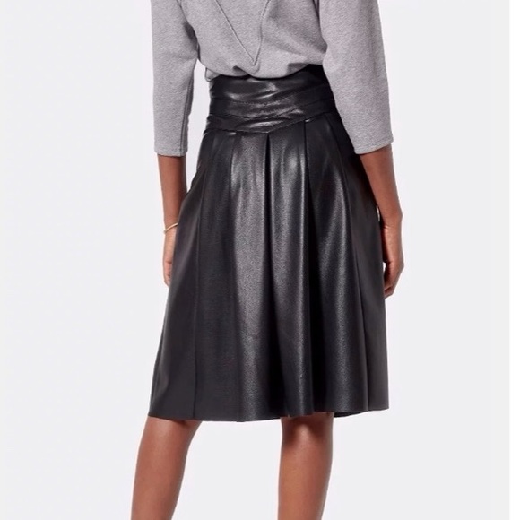 Joie Ordell Vegan Leather Midi Skirt—NWOT - Picture 5 of 14